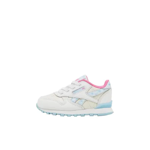 Reebok Classic Leather Low Топ Обувь для малышей Белый Infant And Toddler