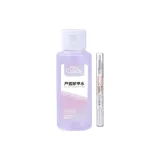 Двухкомпонентный комплект: Удалитель лака для ногтей Алоэ Вера 100 мл + Сыворотка с маслом Ганодерма 2 мл