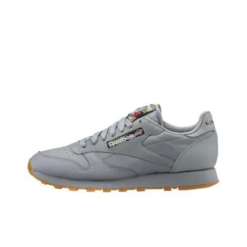 Reebok Classic Leather Casual Мужской Серый