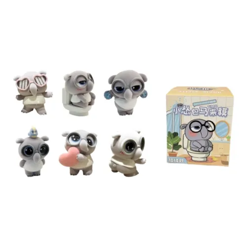 PUDOWRABBIT Милый Creative Fun Маленький Застенчивый Сумка Malamo Слепые коробки Один Mystery Коробка Целая коробка 6 шт