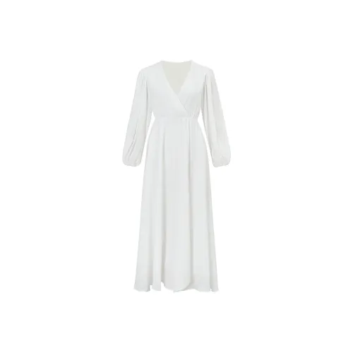 HAITANFUREN Длинное платье с длинным рукавом женское