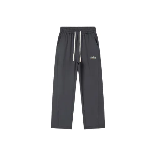 JEEP P75GMWP140 Темно-серый [Официальный] Унисекс Вязаные Спортивные Штаны