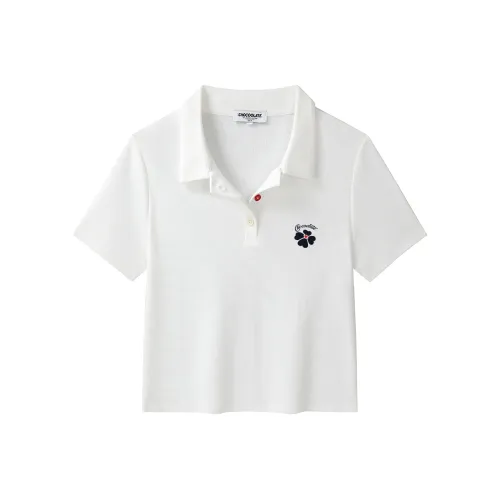 CHOCOOLATE Белый Женские T-рубашки