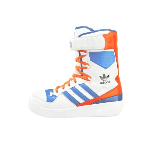 Adidas Originals JS Термостойкие Slip-resistant Crew Сноубутсы Унисекс Белый Оранжевый