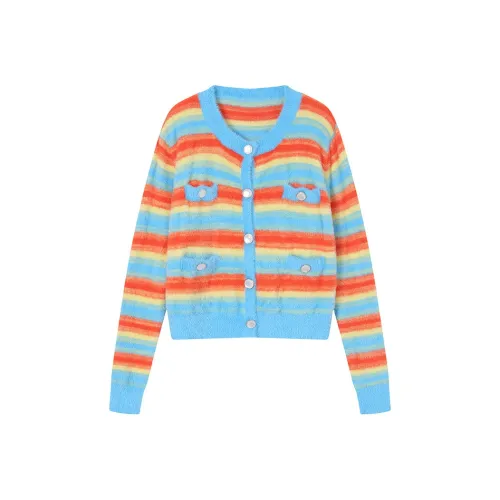 KKX Синий Женский Трикотаж