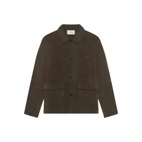 Рамка Коричневый Мужской Пальто