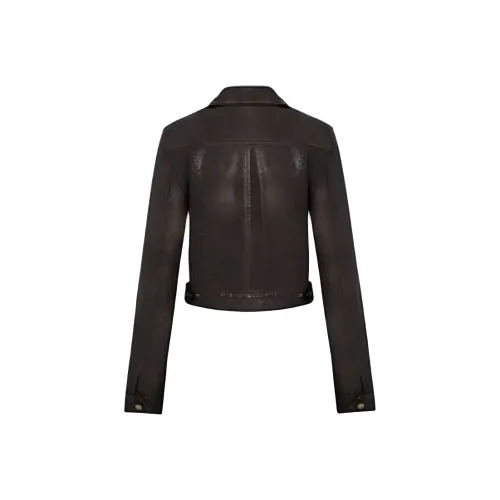 Icicofficial Кожа Куртка Женская