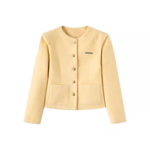 IQC Бежево-желтые женские куртки