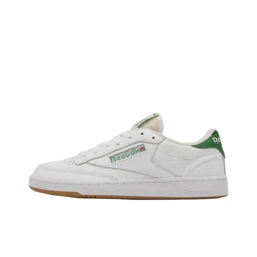 Reebok CLUB C 85 VINTAGE Low Топ Скейтборд Кроссовки Мужские Белые Зеленые
