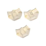 [3 упаковки] Гороховый узор Собака + Кролик + Желтый