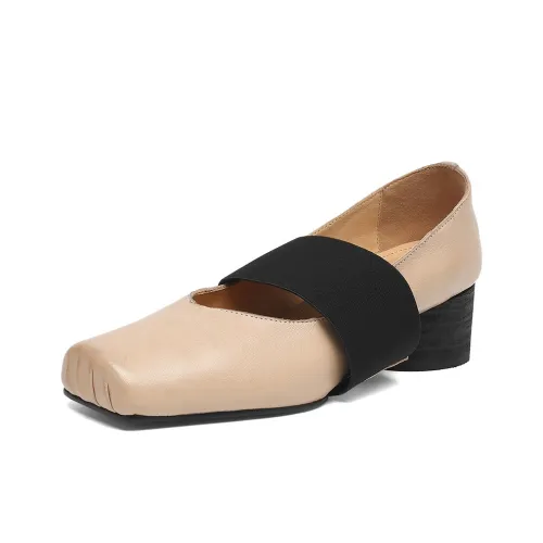 Hankermeet Грубый каблук Мэри Джейн туфли 4,5 см Женские