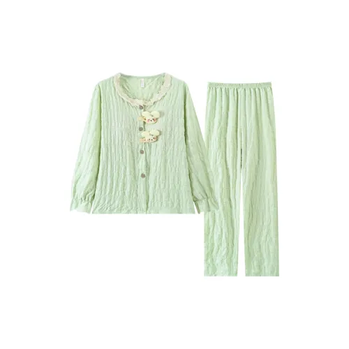 QIANSHENG Little Желтый Медвежонок Женские Пижамные комплекты