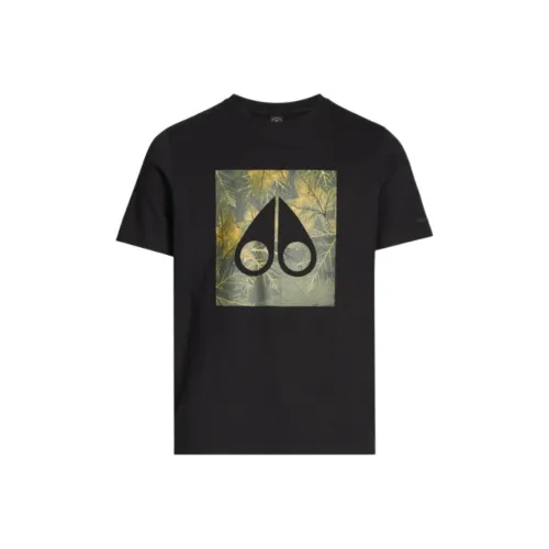 Moose Knuckles Мужские Черные T-рубашки