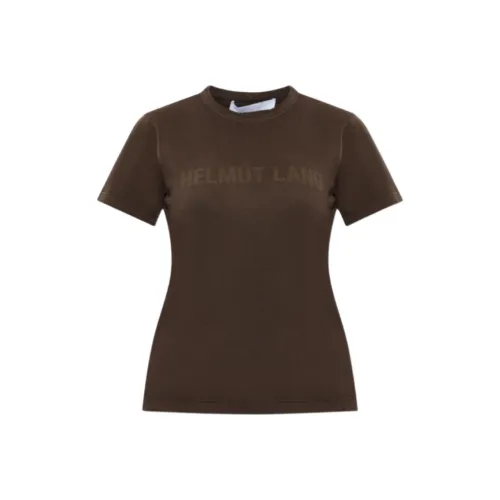 Helmut Lang Коричневые Женские T-рубашки