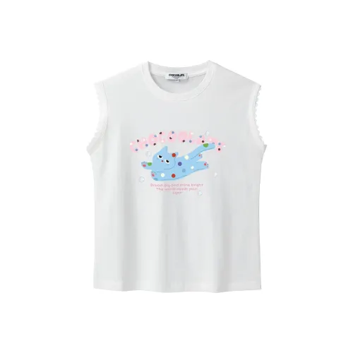 CHOCOOLATE Белый Женские Майки