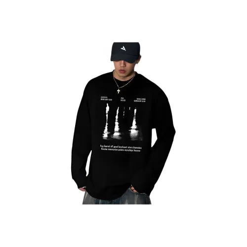 LH HOMME Топ Длинный рукав Т-рубашка Унисекс