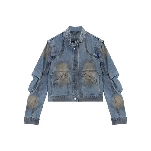 BVODE Синий Женские Джинсовые Куртки