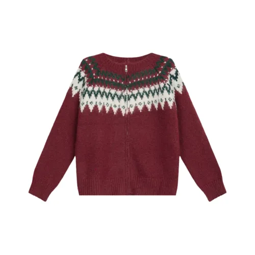 EVPGB Бургунди Женский Трикотаж