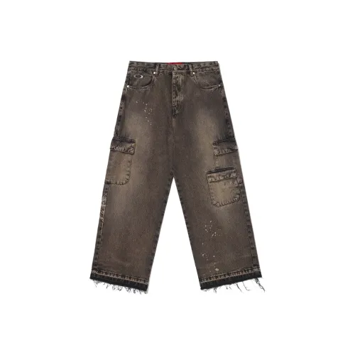 Piet Co-brand Винтажные джинсовые ткани Брюки Джинсы Мужские