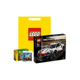 Porsche 911 RSR Гонки + Случайная коробка пазлов*1 + Случайная сумка для пазлов*1 + Сумка для покупок (материал случайный)