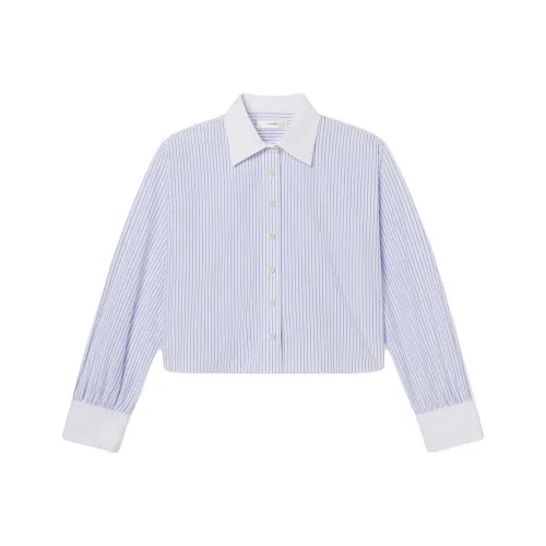 Рамка Синий Женские Рубашки