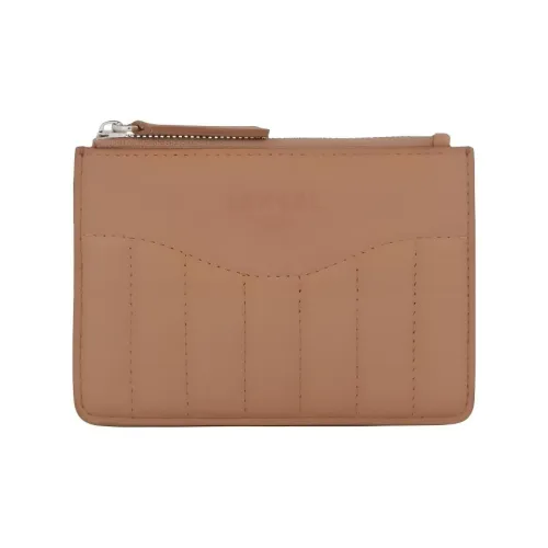 LANCEL Кожа Держатель для карт Женский Коричневый