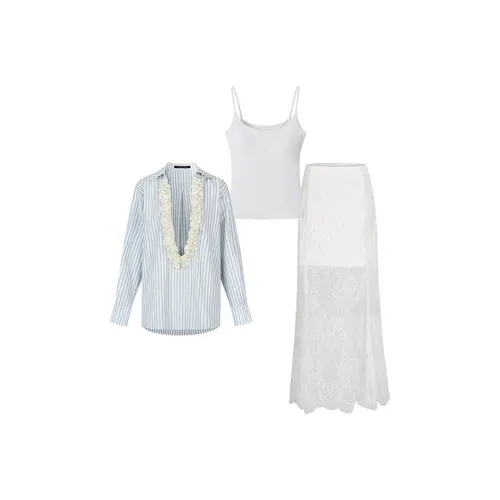 MARIE·COCO Комплект из топа на бретелях + топа + юбки для женщин