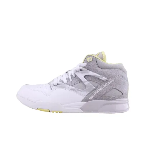 Jean Michel Basquiat x Reebok Pump Omni Винтажные баскетбольные кроссовки Мужской Серый Белый