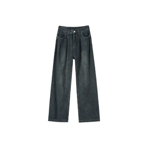 ARIADNAW STUDIO Темно-синий женский джинсы