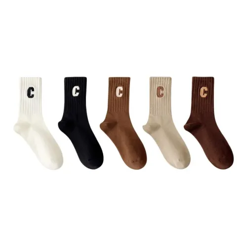 YUZHAOLIN Носки Crew Женские упаковка из 5 пар
