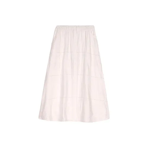 Maje Белый Женские Повседневные Длинные Юбки