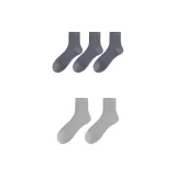 Мулберри Шёлк/5 Упаковка Комбинация 12 (3 Упаковки Темно-Серый + 2 Упаковки Светло-Серый)