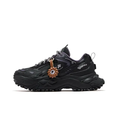 FILA FUSION Бьянко DX Бьянко Обувь Повседневная обувь Женские Черный Виноградный Желе Бобовый Фиолетовый