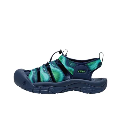 KEEN Newport H2 Горная обувь Мужская Синяя Зеленая