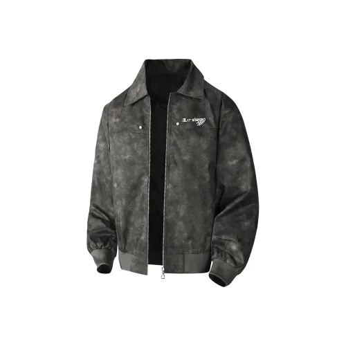 LA'T.WEEKEND Темно-серый унисекс куртки