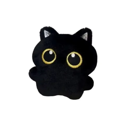MIC RABBIT Черный Кот Уголь Шар Плюшевый Брелок 12 см Высота