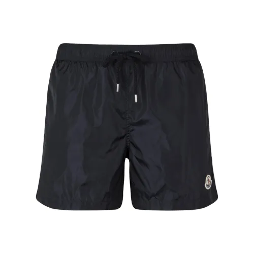 Moncler Мужские черные плавательные шорты
