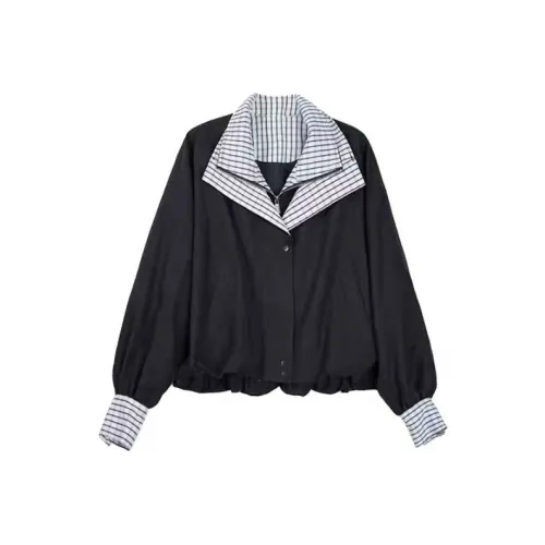 PLAY BUSH Темно-синие женские куртки