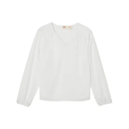Levis Bright White Women's Шифоновые рубашки