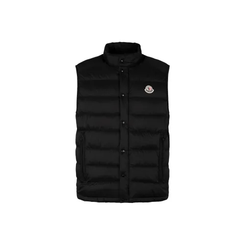 Moncler Мужские жилеты черного цвета