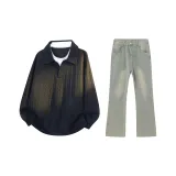 Чёрный + Грязно-жёлтый