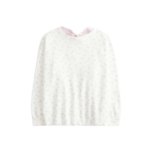 Hollister Белый с принтом Женские Свитшоты