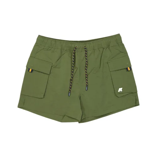 K WAY Army Green Мужские Повседневные Шорты