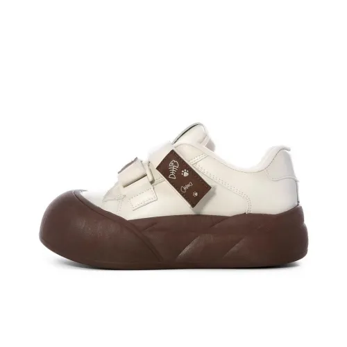 NX DOUGHNUT Низкий Топ Nite FUFU Платформа Котенок С наполнителем Ins Студенты Платье Круглый Палец Скейтборд Кроссовки Женские