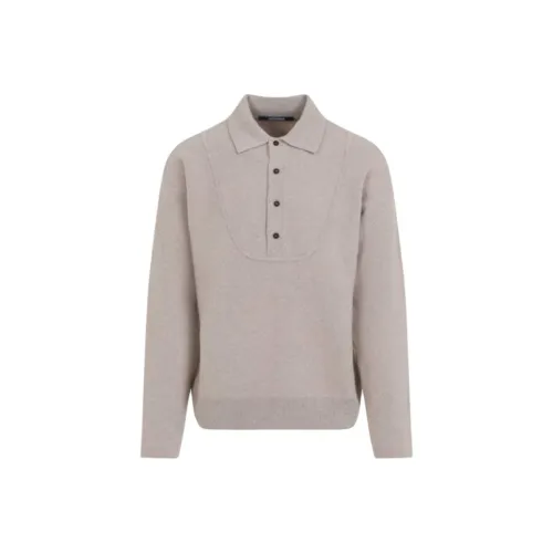 Jacquemus Бежевые Мужские Свитера