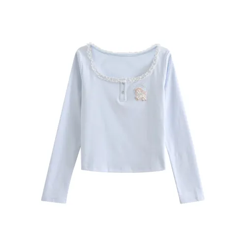 SNBL Blue Women's T-Shirts SNBL Синий Женские Футболки