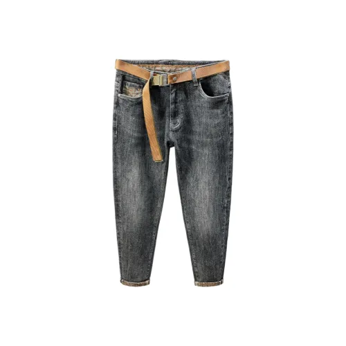 CAT'S PAW Серый Унисекс Джинсы