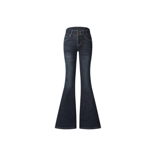 JOSR Темно-синий женский джинсы