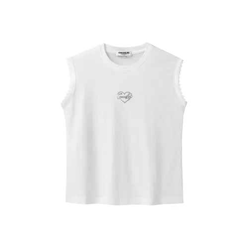 CHOCOOLATE Белый Женские Майки