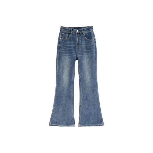 Love to serve Джинсовый синий Женские Джинсы